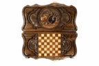 Handmade Wooden Backgammon Set with Pomegranate and Ararat Outline, 60 cm - photo 9