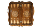Handmade Wooden Backgammon Set with Pomegranate and Ararat Outline, 60 cm - photo 12