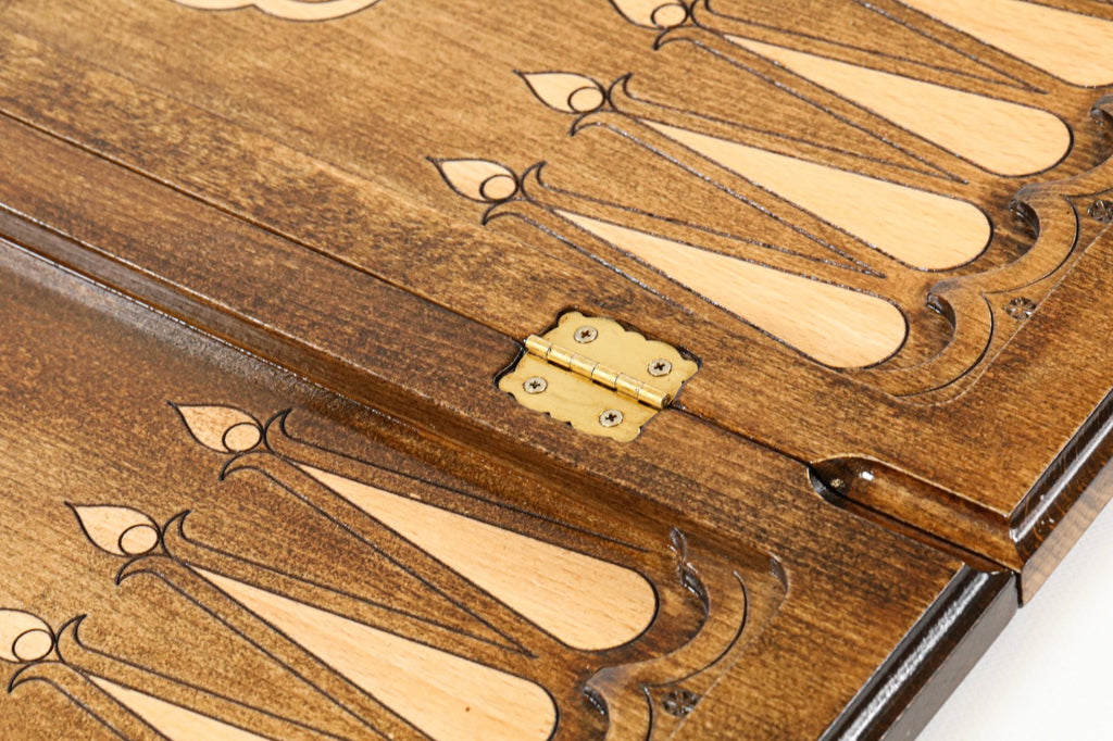 Handmade Wooden Backgammon Set, Classic Board, 60 cm - photo 6