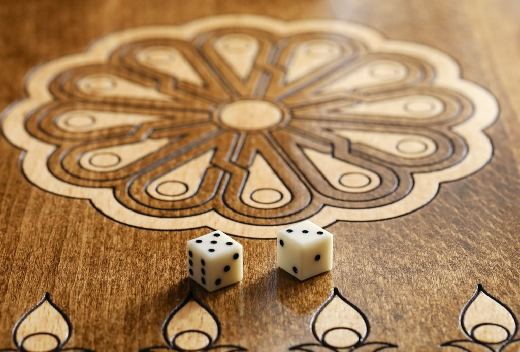 Handmade Wooden Backgammon Set, Classic Board, 60 cm - photo 10