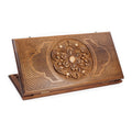 Handmade Wooden Backgammon Set with Armenian Ornament, 60 cm (Model 11239)
