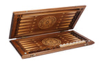 Handmade Wooden Backgammon Set with Armenian Ornament, 60 cm - photo 5