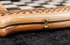 Handmade Walnut Chess and Backgammon Set with Contour Outline, 60 cm - photo 9
