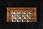 Handmade Walnut Chess and Backgammon Set with Amber Stones, 60 cm - photo 6