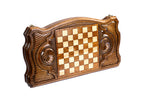 Handmade Wooden Backgammon Set with Armenian Coat of Arms, 60 cm - photo 4