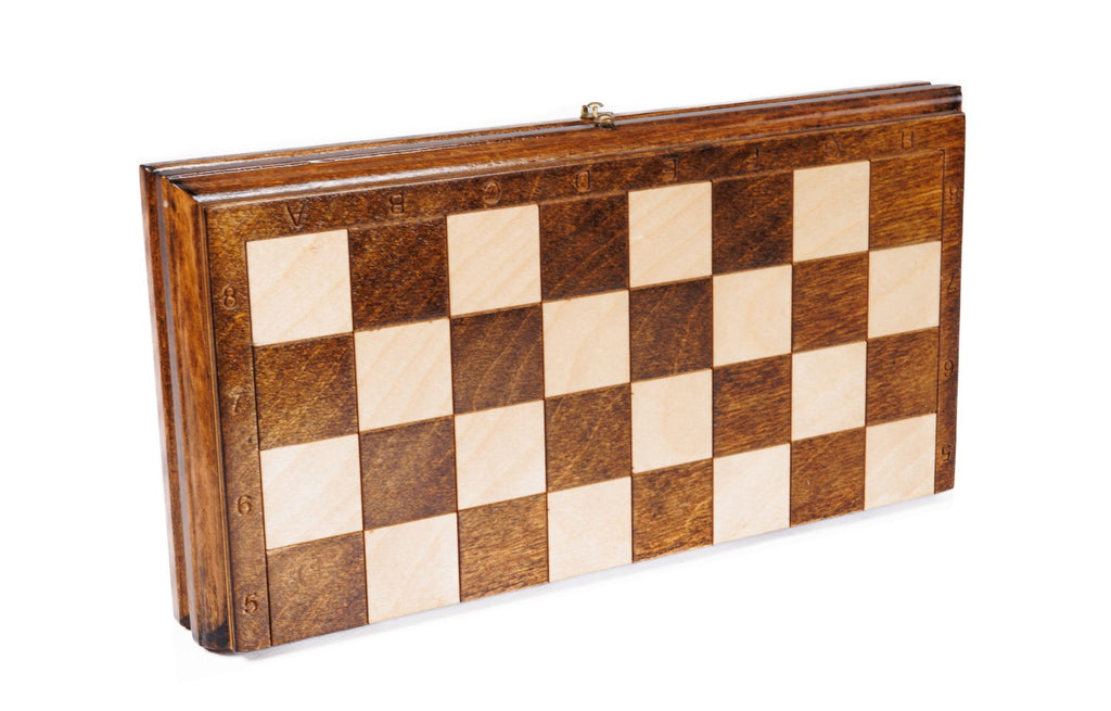 Handmade Wooden Chess Set, Classic Board, 30 cm - photo 4