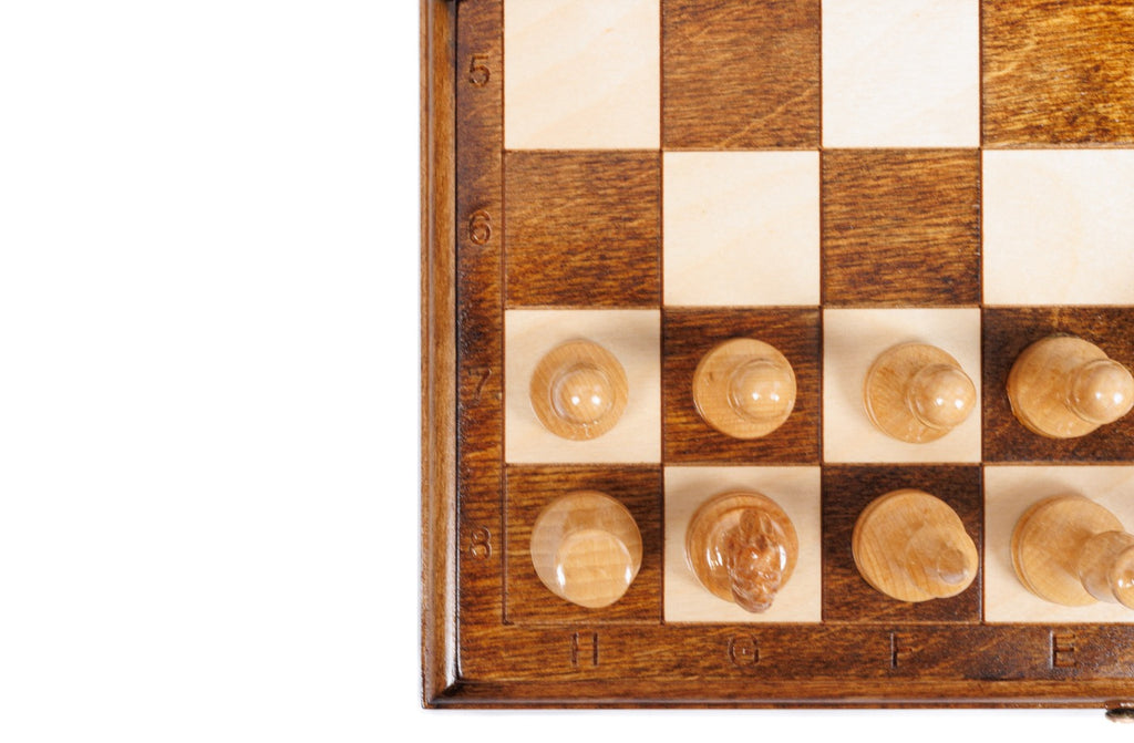 Handmade Wooden Chess Set, Classic Board, 30 cm - photo 8