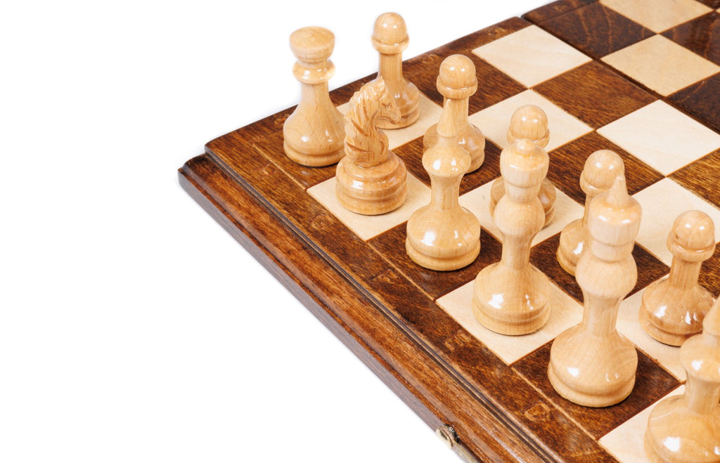 Handmade Wooden Chess Set, Classic Board, 30 cm - photo 9