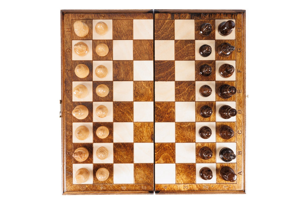 Handmade Wooden Chess Set, Classic Board, 30 cm - photo 10