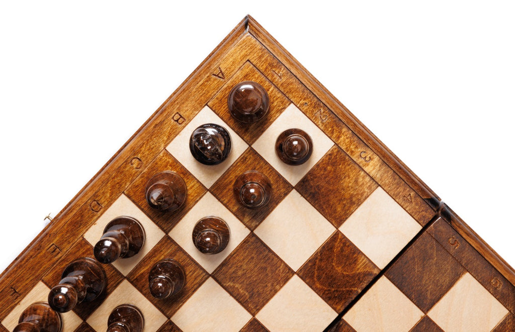 Handmade Wooden Chess Set, Classic Board, 30 cm - photo 11