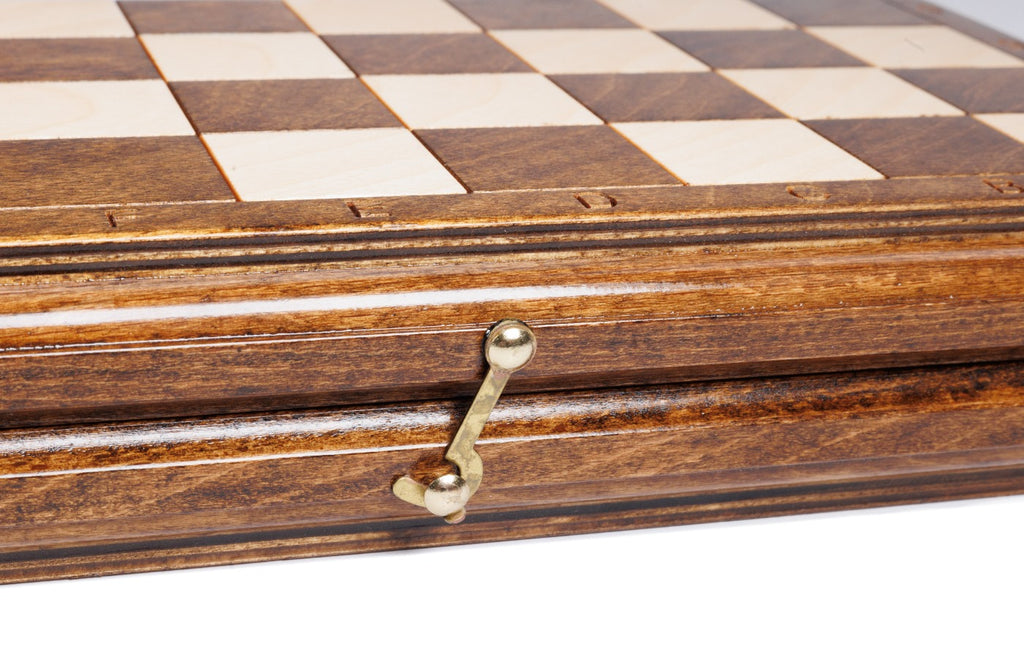 Handmade Wooden Chess Set, Classic Board, 30 cm - photo 12