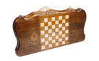 Handmade Wooden Backgammon Set with Eternity Sign and Ararat Outline, 60 cm - photo 4