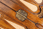 Handmade Wooden Backgammon Set with Eternity Sign and Ararat Outline, 60 cm - photo 12