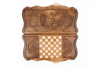 Handmade Wooden Backgammon Set with Deer and Ararat Outline, 60 cm - photo 11