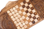 Handmade Wooden Backgammon Set with Deer and Ararat Outline, 60 cm - photo 8