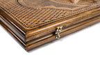 Handmade Wooden Backgammon Set with Octagram, 60 cm - photo 8