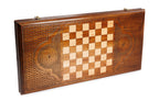 Handmade Wooden Backgammon Set with Grapes, 60 cm - photo 9