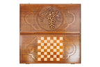 Handmade Wooden Backgammon Set with Grapes, 60 cm - photo 10