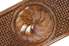 Handmade Wooden Backgammon Set with Eternity Sign and Braid Motifs, 60 cm - photo 2