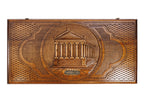 Handmade Wooden Backgammon Set with Garni Temple, 60 cm - photo 6