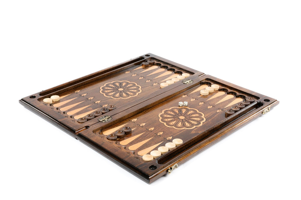 Handmade Wooden Backgammon Set with Mount Ararat, 60 cm - photo 3