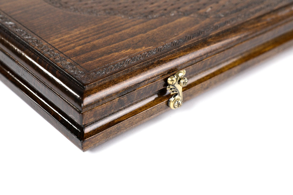 Handmade Wooden Backgammon Set with Mount Ararat, 60 cm - photo 8