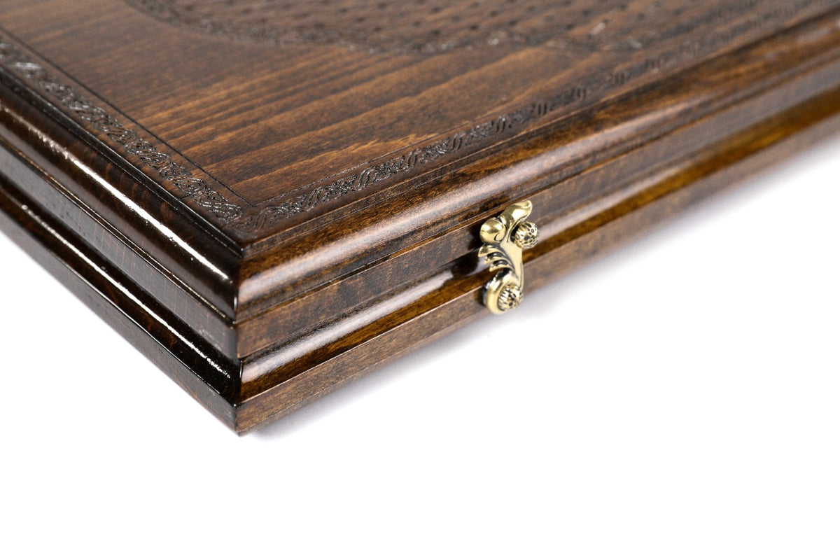 Handmade Wooden Backgammon Set with Mount Ararat, 60 cm - photo 8