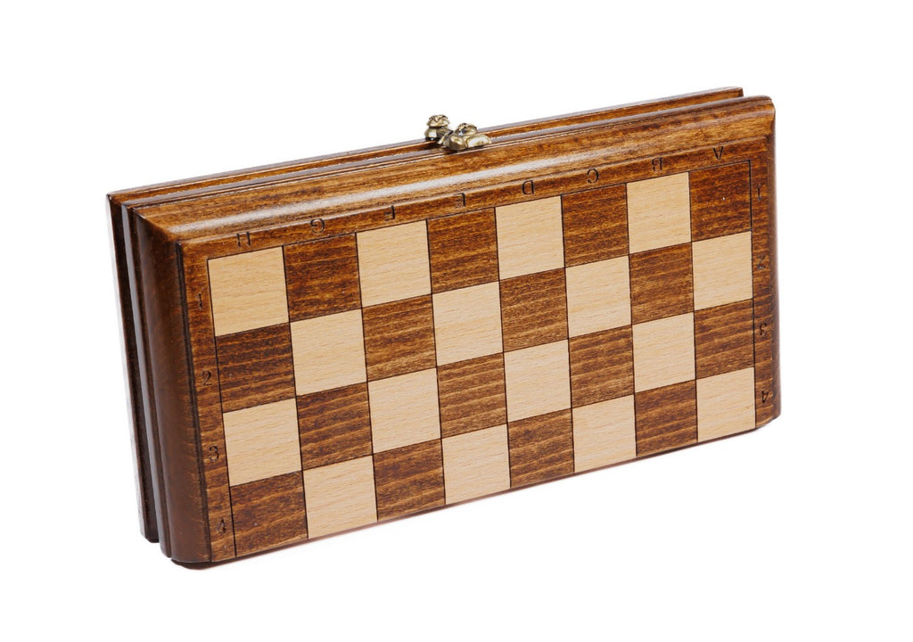 Handmade Wooden Chess Set, Classic Board, 24 cm - photo 4