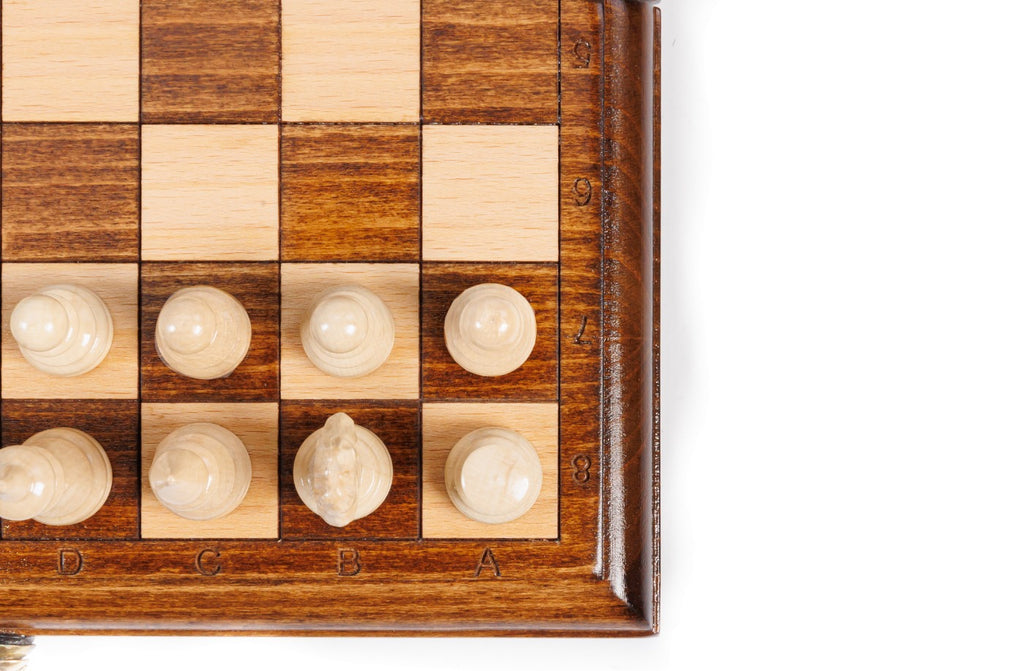 Handmade Wooden Chess Set, Classic Board, 24 cm - photo 10