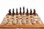 Handmade Wooden Chess Set, Classic Board, 24 cm - photo 5