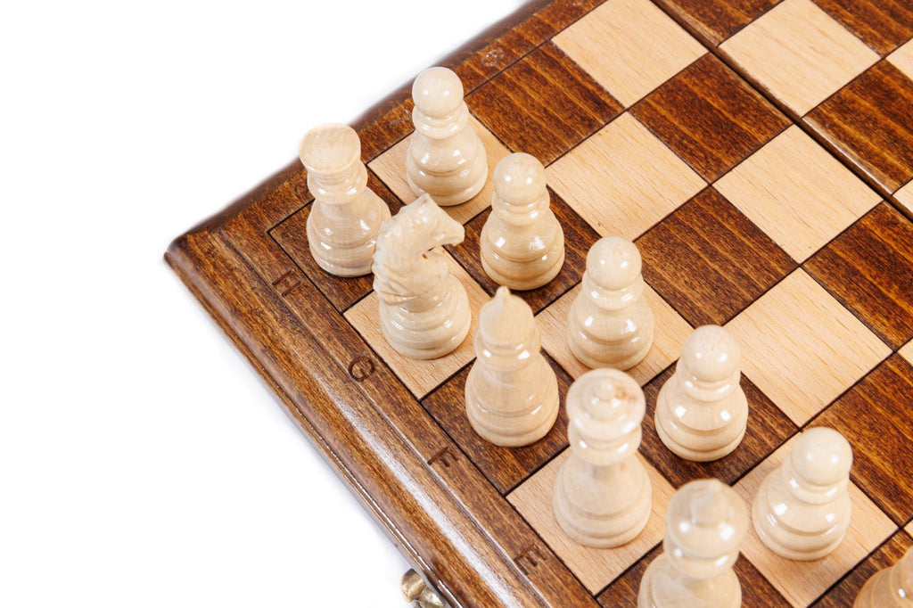 Handmade Wooden Chess Set, Classic Board, 24 cm - photo 11