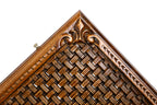 Handmade Wooden Backgammon Set with Horses and Braid Motifs, 60 cm - photo 8