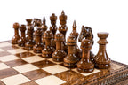 Handmade Wooden Box-Style Chess Set, 30 cm - photo 9