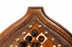 Handmade Wooden Chess Set with Contour Outline, 30 cm - photo 12