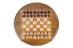 Handmade Wooden Circular Chess Set, 50 cm - photo 6