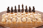 Handmade Wooden Circular Chess Set, 50 cm - photo 5