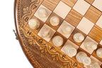Handmade Wooden Circular Chess Set, 50 cm - photo 12