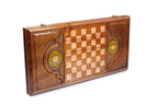 Handmade Wooden Backgammon Set with Lalesh Temple, 60 cm - photo 4