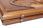Handmade Wooden Backgammon Set with Lalesh Temple, 60 cm - photo 10