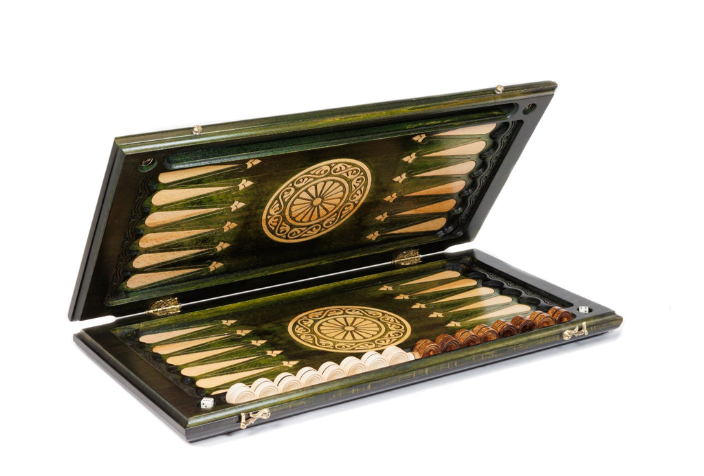 Handmade Wooden Backgammon Set, Classic Board, 60 cm - photo 7