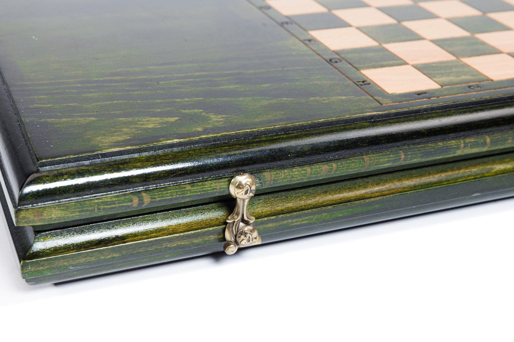 Handmade Wooden Backgammon Set, Classic Board, 60 cm - photo 9