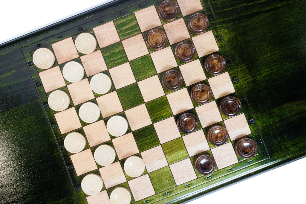 Handmade Wooden Backgammon Set, Classic Board, 60 cm - photo 12