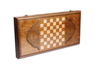Handmade Wooden Backgammon Set with Russian Coat of Arms, 60 cm - photo 4