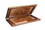 Handmade Wooden Backgammon Set with Russian Coat of Arms, 60 cm - photo 9