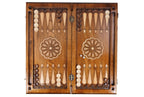 Handmade Wooden Backgammon Set with Russian Coat of Arms, 60 cm - photo 7