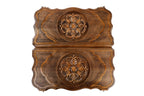 Handmade Wooden Two-Sided Backgammon Set with Armenian Ornament, 60 cm - photo 4