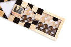 Handmade Wooden Two-Sided Backgammon Set with Armenian Ornament, 60 cm - photo 11