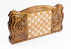 Handmade Wooden Backgammon Set with Eagle, 60 cm - photo 4