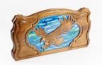 Handmade Wooden Backgammon Set with Eagle, 60 cm - photo 7