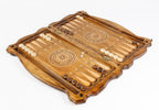 Handmade Wooden Backgammon Set with Eagle, 60 cm - photo 3